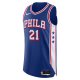 Men's Philadelphia 76ers Joel Embiid Nike Royal Jersey - Icon Edition