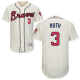 Atlanta Braves #3 Babe Ruth Cream Flexbase Collection Stitched MLB Jersey