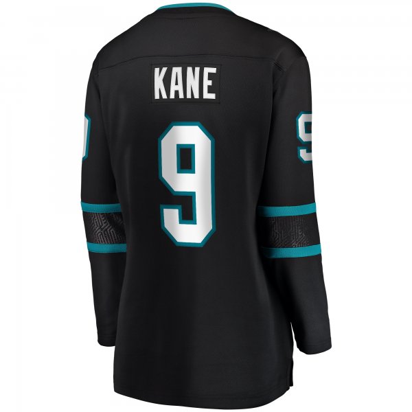 Women's San Jose Sharks Evander Kane Fanatics Black Alternate Premier Breakaway Jersey