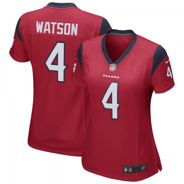 Women's Houston Texans Deshaun Watson Nike Red Team Color Game Jersey