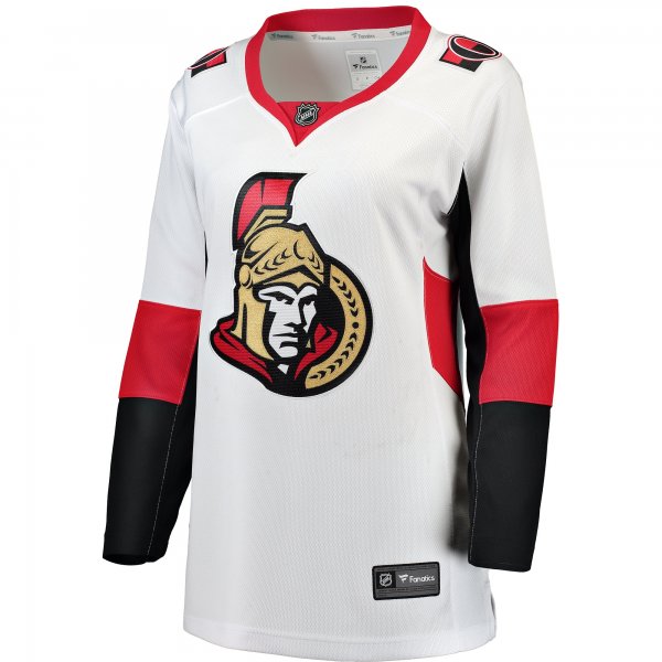 Women's Ottawa Senators Fanatics White Away Breakaway Jersey