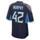 Men's Tennessee Titans Caleb Murphy Nike  Navy Team Game Jersey