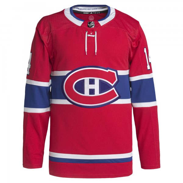 Men's Montreal Canadiens Nick Suzuki adidas Red Home Primegreen Pro Player Jersey