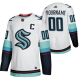 Men's Adidas Seattle Kraken White Custom Away Jersey