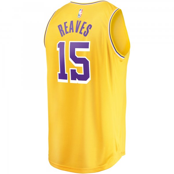 Youth Los Angeles Lakers Austin Reaves Fanatics Gold Fast Break Player Jersey - Icon Edition