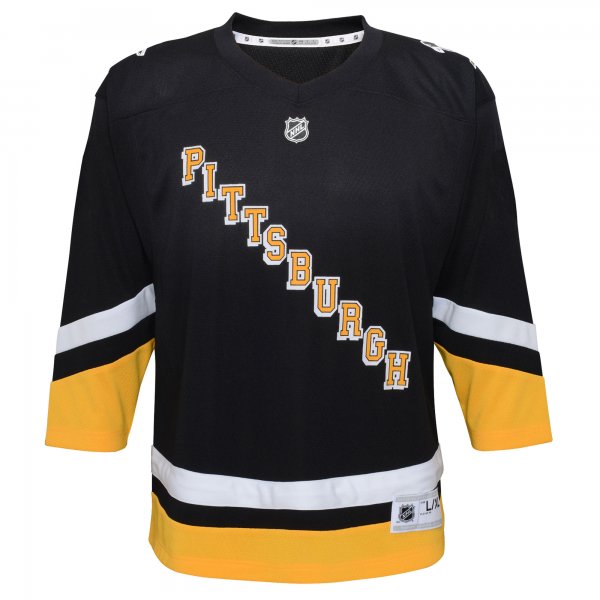 Youth Pittsburgh Penguins Black 2021/22 Alternate Replica Jersey