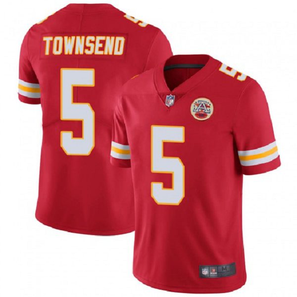 Youth Nike Kansas City Chiefs #5 Tommy Townsend Limited Red Team Color Vapor Untouchable Jersey