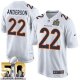 Nike Denver Broncos #22 C.J. Anderson White Super Bowl 50 Men's Stitched NFL Game Event Jersey