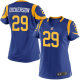 Nike Los Angeles Rams #29 Eric Dickerson Royal Blue Alternate Women's Stitched NFL Elite Jersey