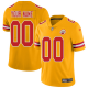 Kansas City Chiefs Customized Gold Men's Stitched NFL Limited Inverted Legend Jersey