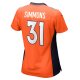 Women's Denver Broncos Justin Simmons Nike Orange Game Jersey