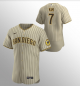 Men's Nike San Diego Padres #7 Ha-Seong Kim Sand Brown Alternate MLB Jersey