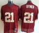 Washington Redskins #21 Earnest Byner Red Throwback Stitched NFL Jersey