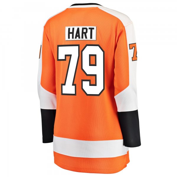 Carter Hart Philadelphia Flyers Fanatics Women's Home Premier Breakaway Player Jersey - Orange