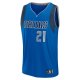 Youth Dallas Mavericks Daniel Gafford Fanatics Blue Fast Break Player Jersey - Icon Edition