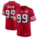 Men's San Francisco 49ers #99 Javon Kinlaw Nike Scarlet 75th Anniversary Alternate Player Limited Jersey