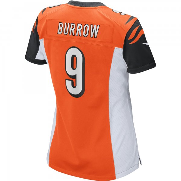 Women's Cincinnati Bengals Joe Burrow Nike Orange Alternate Player Game Jersey