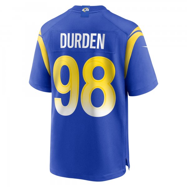 Men's Los Angeles Rams Cory Durden Nike  Royal  Game Jersey