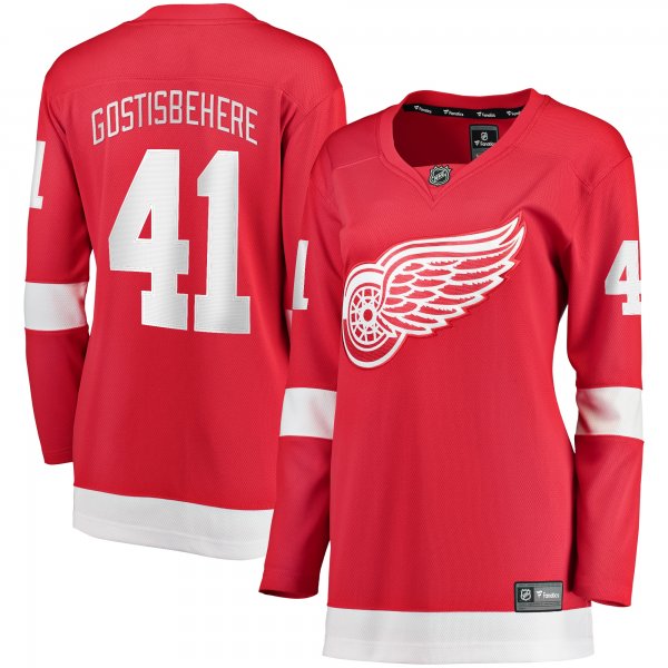 Women's Detroit Red Wings Shayne Gostisbehere Fanatics Red Home Breakaway Player Jersey