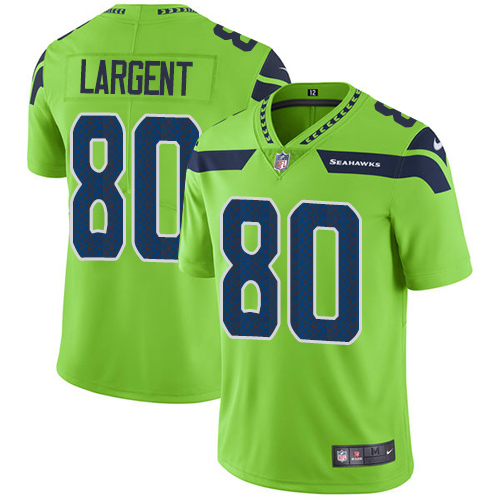 Nike Seattle Seahawks #80 Steve Largent Green Youth Stitched NFL Limited Rush Jersey