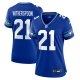 Women's Seattle Seahawks Devon Witherspoon Nike Royal Throwback Player Game Jersey