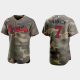 Dansby Swanson Atlanta Braves 2021 National Armed Forces Day MLB Jersey - Camo