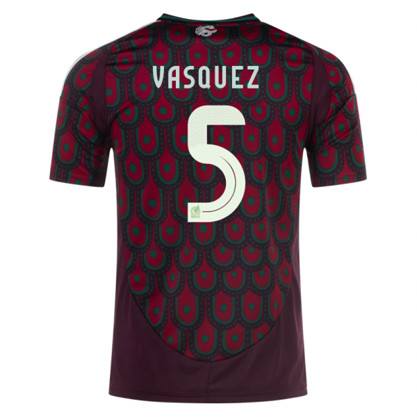 Adidas Mens Mexico Johan Vasquez Home Jersey 24/25 (Multicolor)