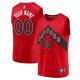 Youth Toronto Raptors Fanatics Red Fast Break Replica Custom Jersey - Icon Edition