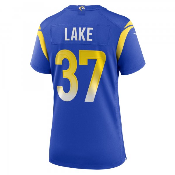 Women's Los Angeles Rams Quentin Lake Nike Royal Game Player Jersey