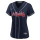 Women's Atlanta Braves Ronald Acuna Jr. Nike Navy Alternate Replica Player Jersey