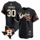 Men's Houston Astros #30 Kyle Tucker Cactus Jack Stitched Limited Cool Base Black Jersey