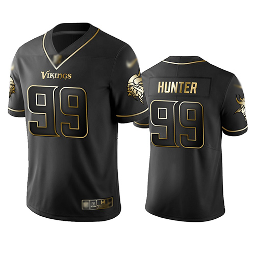 Minnesota Vikings #99 Danielle Hunter Black Men's Stitched NFL Limited Golden Edition Jersey