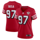 Women's San Francisco 49ers #97 Nick Bosa Nike Scarlet 75th Anniversary Alternate Limited Jersey