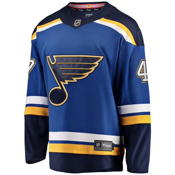 Men's St. Louis Blues Torey Krug Fanatics Blue Home Breakaway Jersey