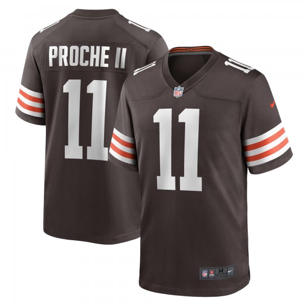 Men's Cleveland Browns James Proche II Nike Brown Game Jersey