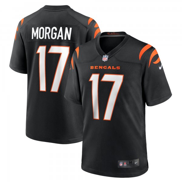 Men's Cincinnati Bengals Stanley Morgan Nike Black Player Game Jersey