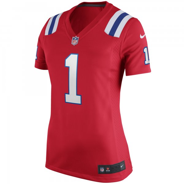 Women's New England Patriots Cam Newton Nike Red Alternate Game Jersey