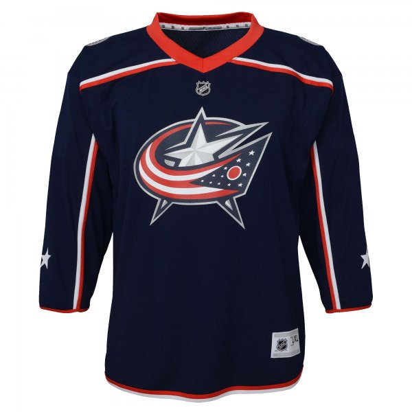 Youth Columbus Blue Jackets  Navy Home Replica Jersey