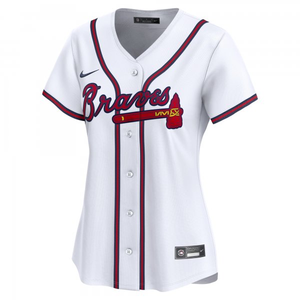 Women's Atlanta Braves Ronald Acuna Nike White Home Limited Player Jersey