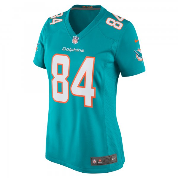 Women's Miami Dolphins Anthony Schwartz Nike  Aqua Team Game Jersey