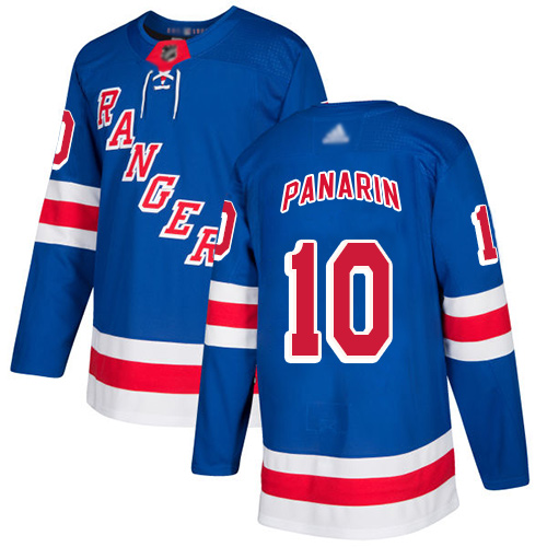 New York Rangers #10 Artemi Panarin Royal Blue Home Stitched NHL Jersey