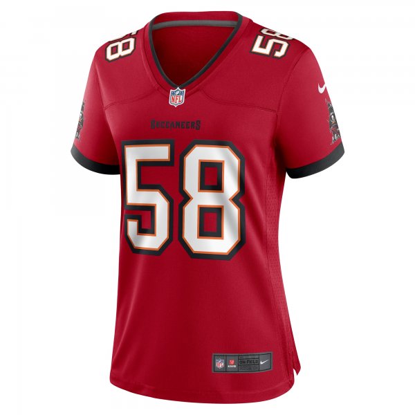 Women's Tampa Bay Buccaneers Markees Watts Nike  Red  Game Jersey