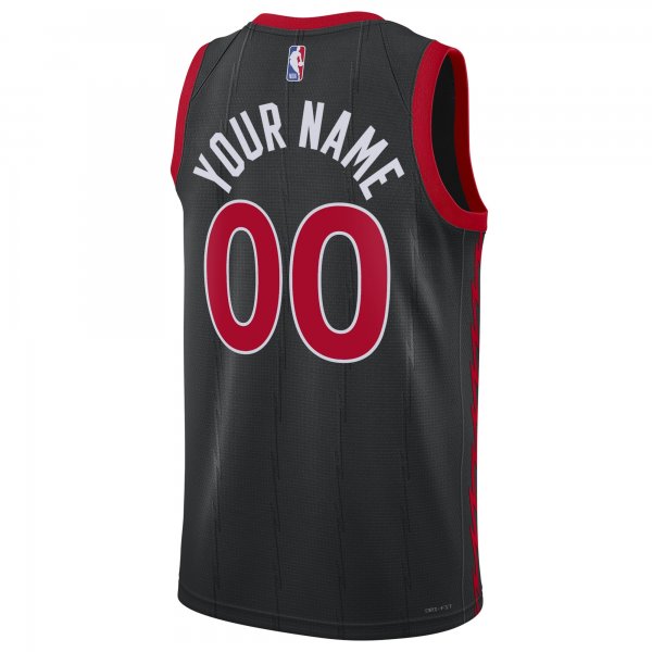 Unisex Toronto Raptors Jordan Brand Black 2022/23 Swingman Custom Jersey - Statement Edition