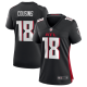 Women's Atlanta Falcons #18 Kirk Cousins Nike Black Limited Player Jersey