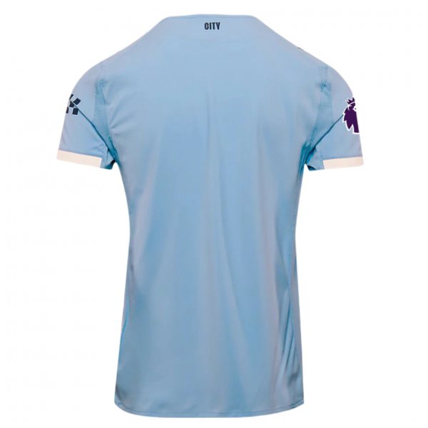 Puma Manchester City 25/26 Home Jersey w/ EPL + Sponsor Patch (Team Light Blue/White)