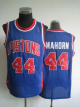 Men's Detroit Pistons #44 Rick Mahorn Blue Throwback Stitched NBA Jersey