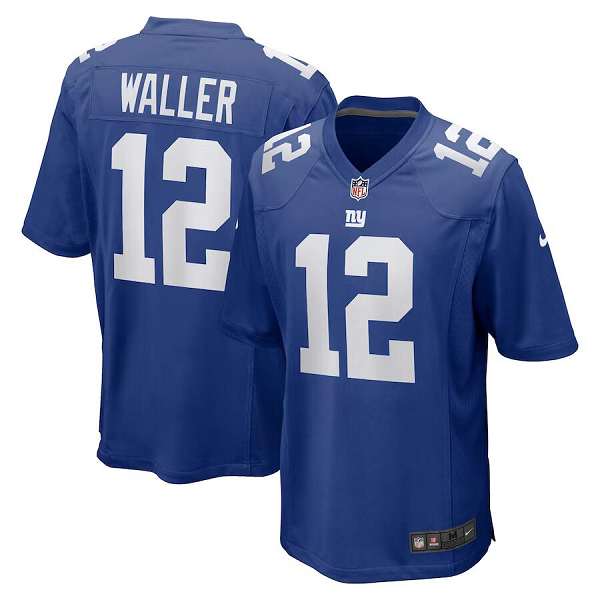 Men's New York Giants #12 Darren Waller Nike Royal Limited NFL Jersey