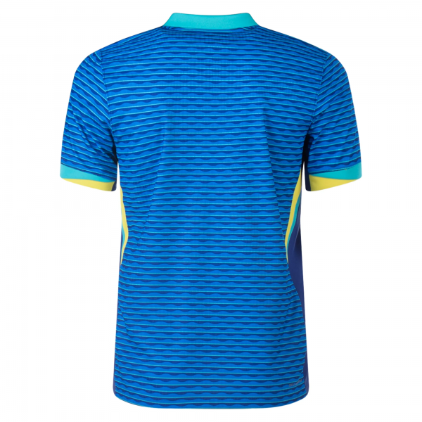 Nike Brazil Away Jersey 24/25 Soar/Dynamic Yellow)