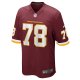 Men's Nike Cornelius Lucas Washington Football Team Burgundy Game Player Jersey