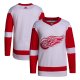 Men's Detroit Red Wings adidas White Away Primegreen Jersey